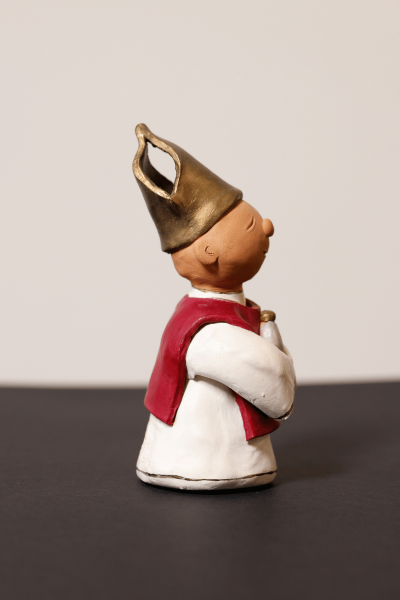 San Gennaro Statuina Stilizzata Terracotta | Laboratorio71 2