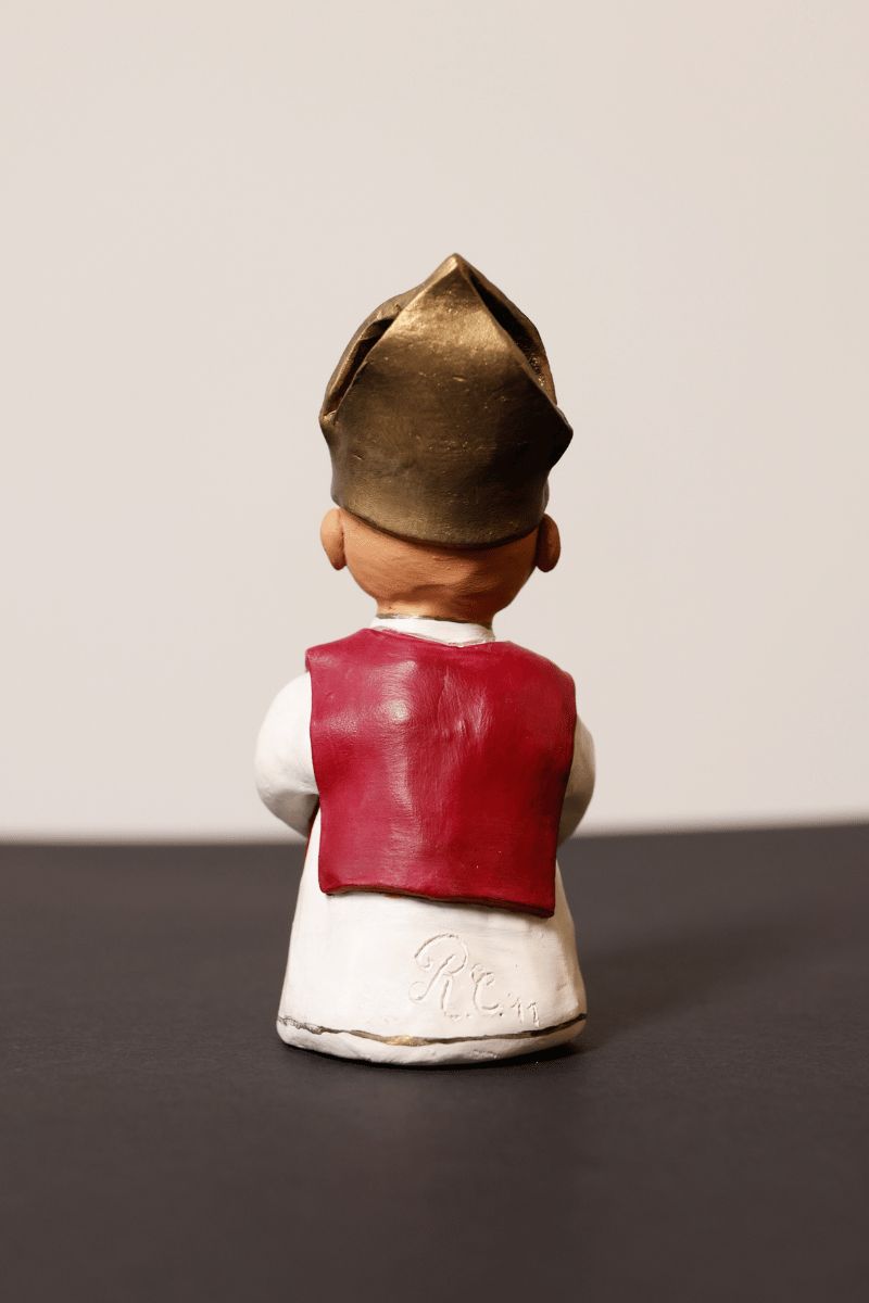 San Gennaro Statuina Stilizzata Terracotta | Laboratorio71