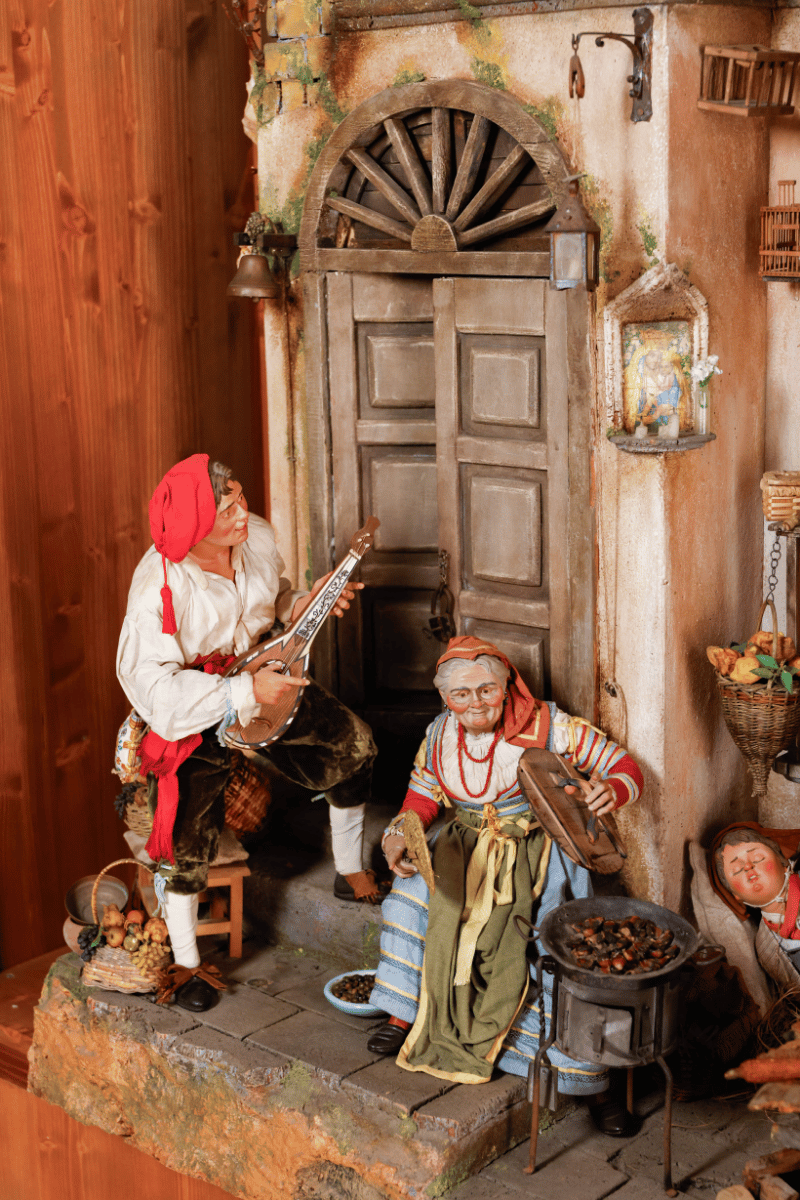 Scoglio Presepiale Napoletano La Serenata | Laboratorio71