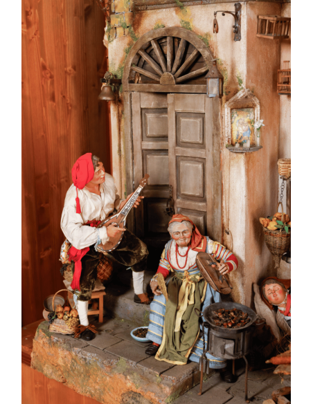 Scoglio Presepiale Napoletano La Serenata | Laboratorio71