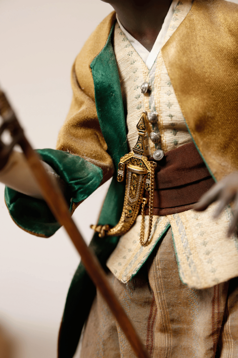 Pastore Orientale Moro Presepe Napoletano 700 | Laboratorio71