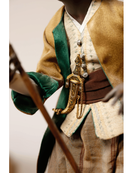 Pastore Orientale Moro Presepe Napoletano 700 | Laboratorio71