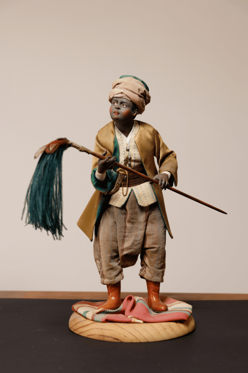 Pastore Orientale Moro Presepe Napoletano 700 | Laboratorio71