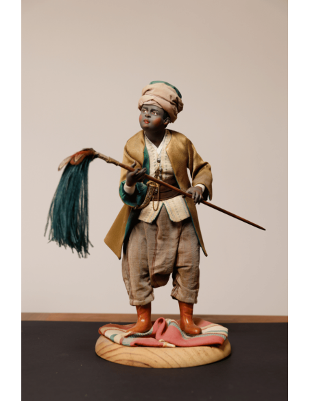 Pastore Orientale Moro Presepe Napoletano 700 | Laboratorio71