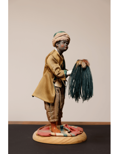 Pastore Orientale Moro Presepe Napoletano 700 | Laboratorio71