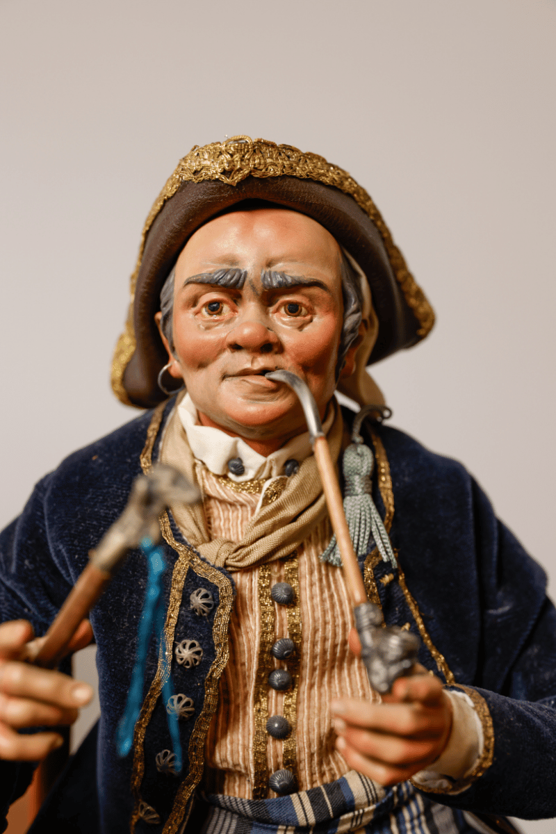 Pastore Fumatore Pipa Presepe Napoletano | Laboratorio71