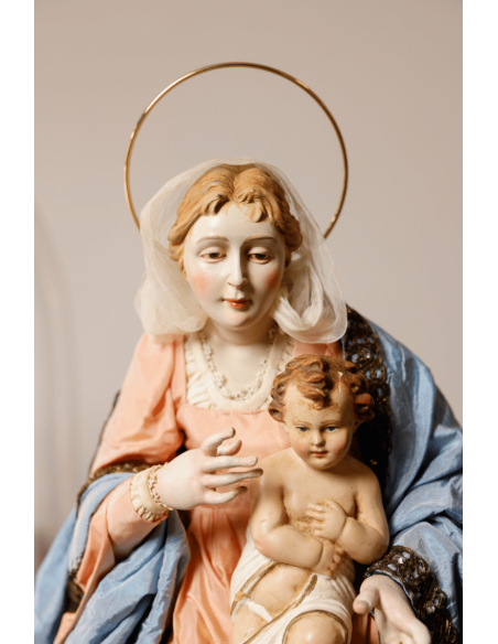 Madonna col Bambino Terracotta Arte Sacra | Laboratorio71