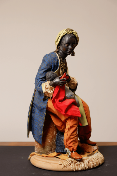 Madre Orientale con Bambino Presepe Napoletano | Laboratorio71