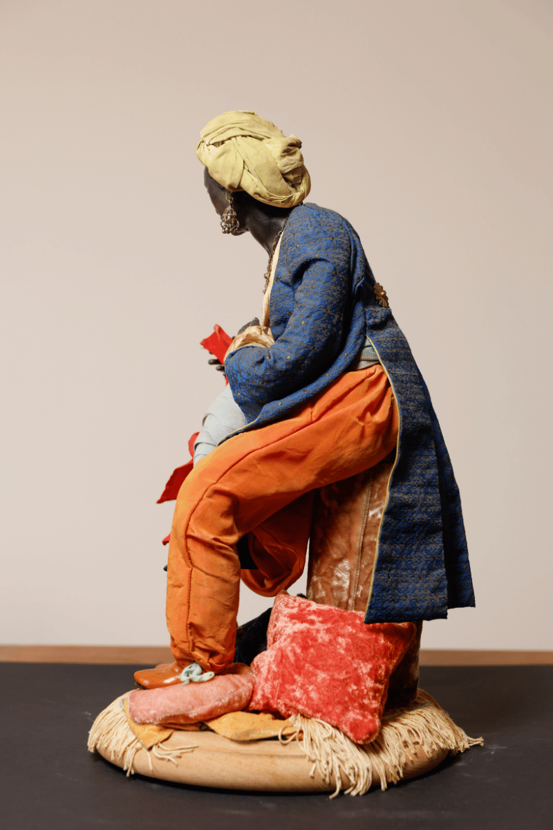 Madre Orientale con Bambino Presepe Napoletano | Laboratorio71