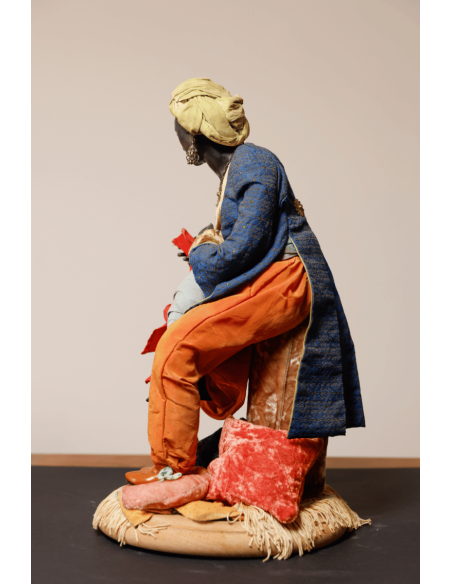 Madre Orientale con Bambino Presepe Napoletano | Laboratorio71