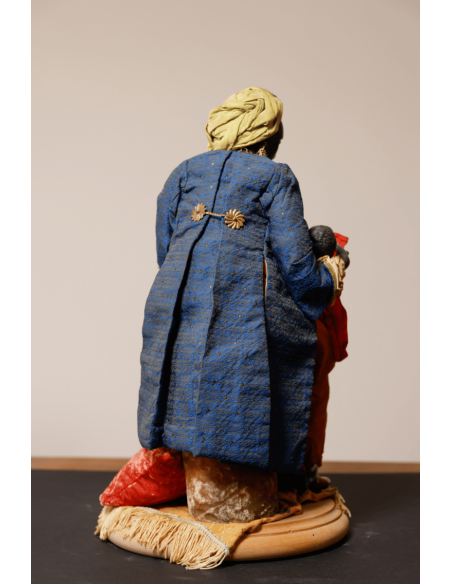 Madre Orientale con Bambino Presepe Napoletano | Laboratorio71