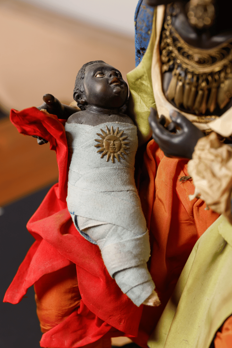 Madre Orientale con Bambino Presepe Napoletano | Laboratorio71